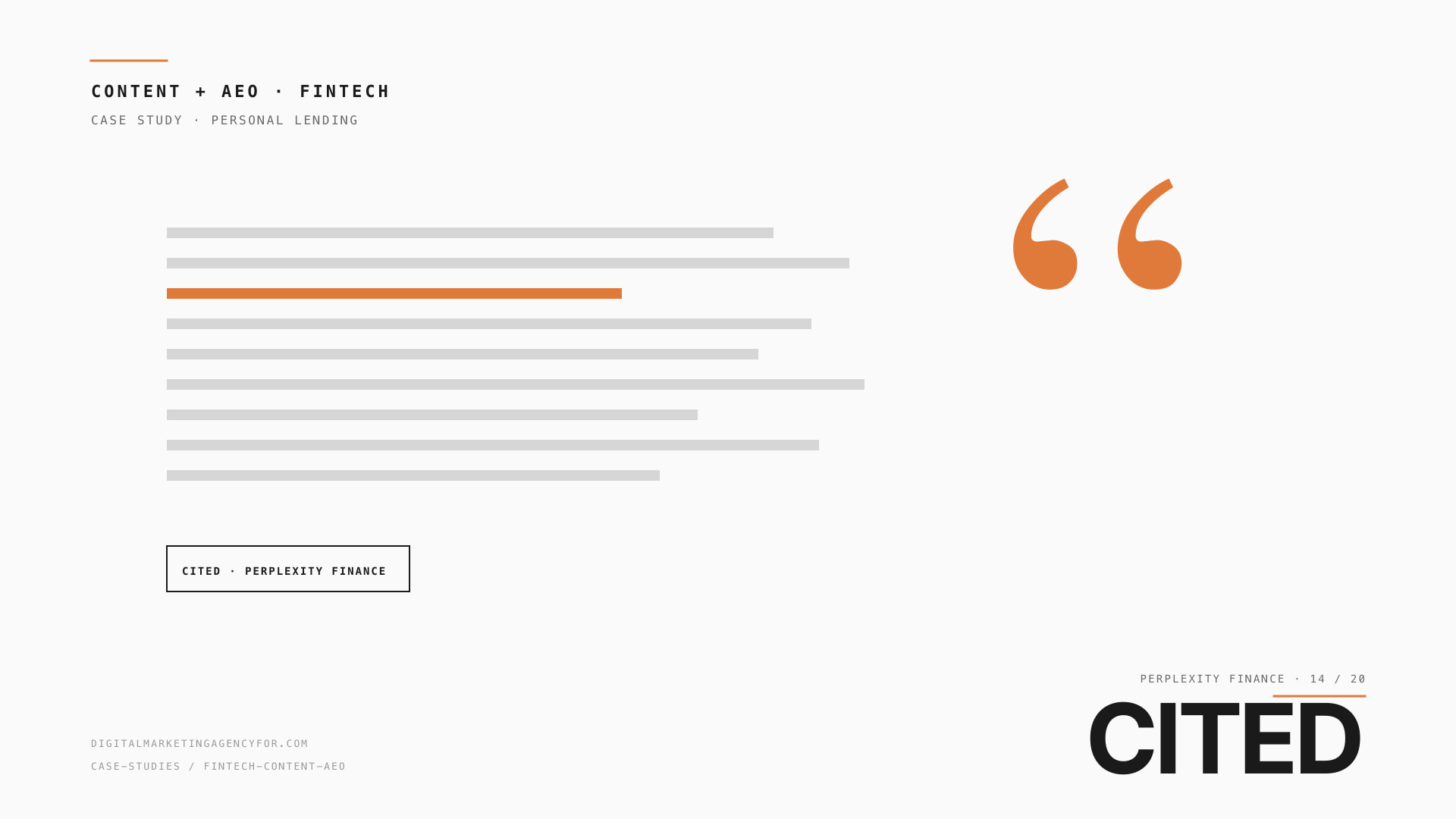FinTech · Personal Lending — CITED in perplexity finance.